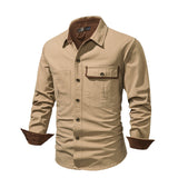 Stoeres Herrenhemd - Lars in Khaki