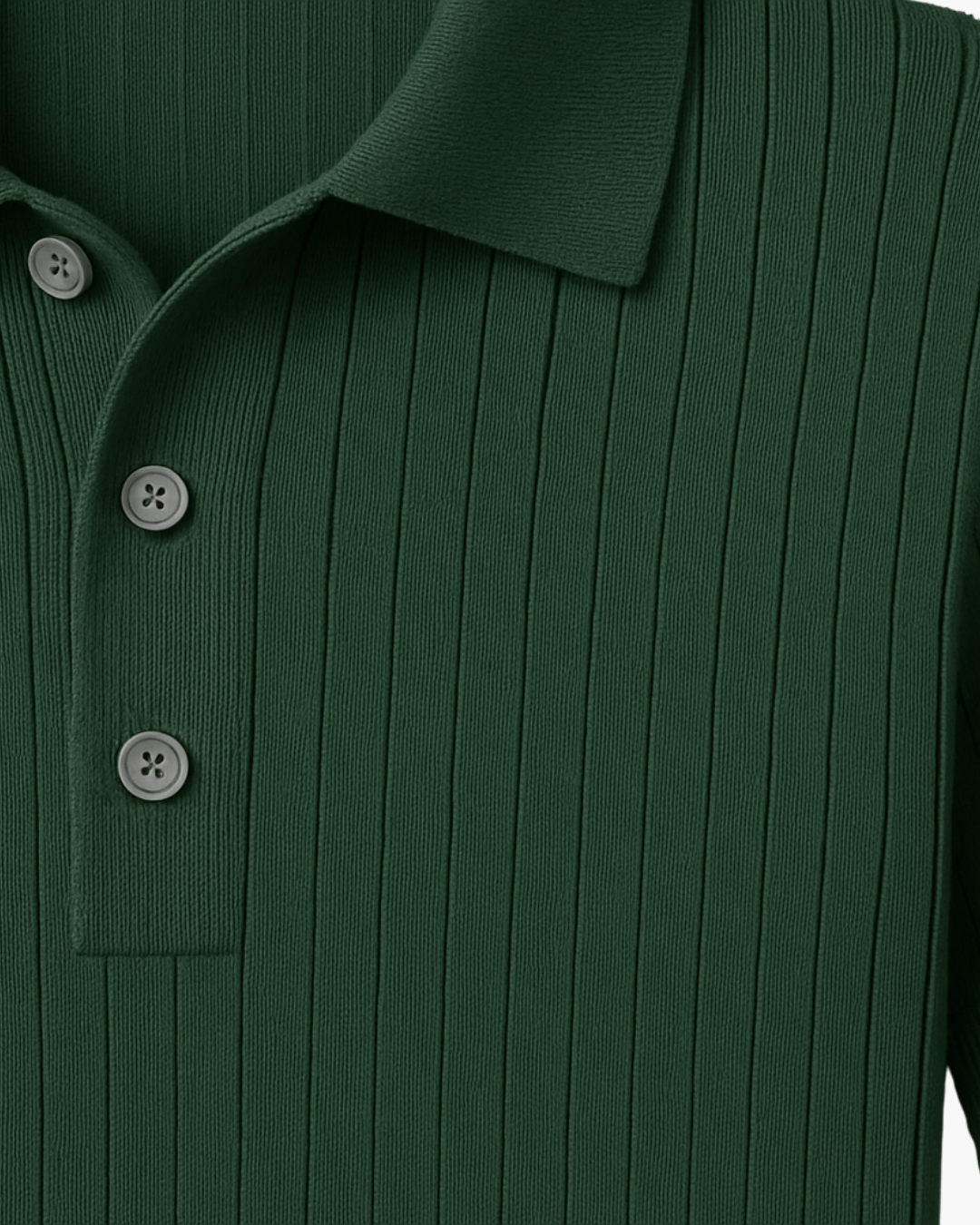 Donte - Kurzärmeliges Gestricktes Polo Hemd