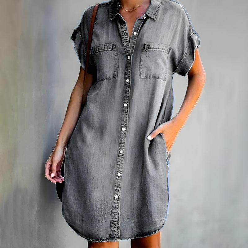 Viola | Klassisches bauchbedeckendes Kleid