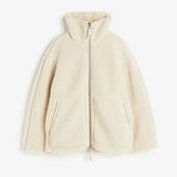 REIGN - Winterjacke aus Wolle in Weiß