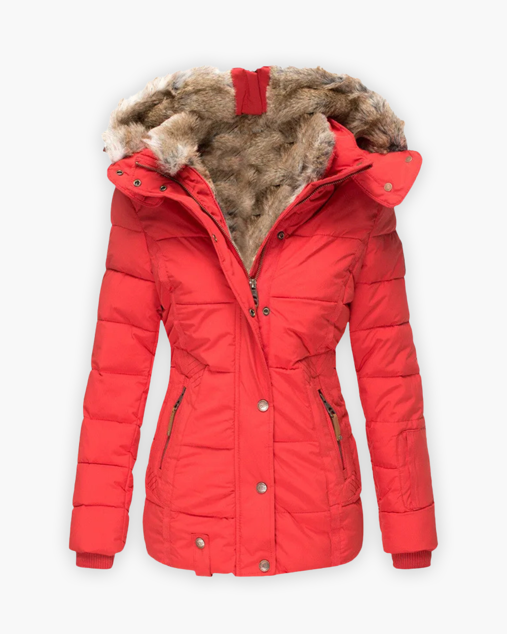 Friederike | Steppjacke mit Fellfutter