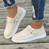 Renate | Damen Slip-On Sneaker Bequem Komfort Alltag in Beige