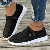 Renate | Damen Slip-On Sneaker Bequem Komfort Alltag in Schwarz