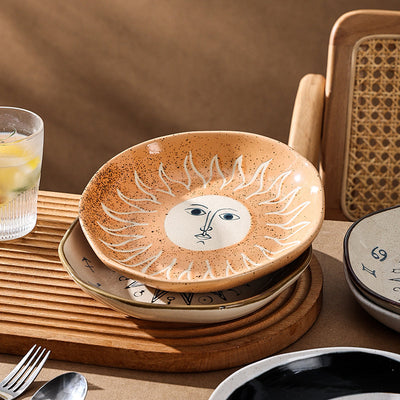 Retro Keramische Himmelsplatte