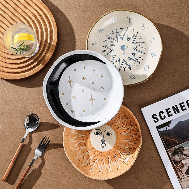 Retro Keramische Himmelsplatte