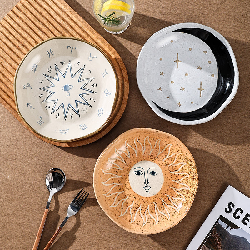 Retro Keramische Himmelsplatte