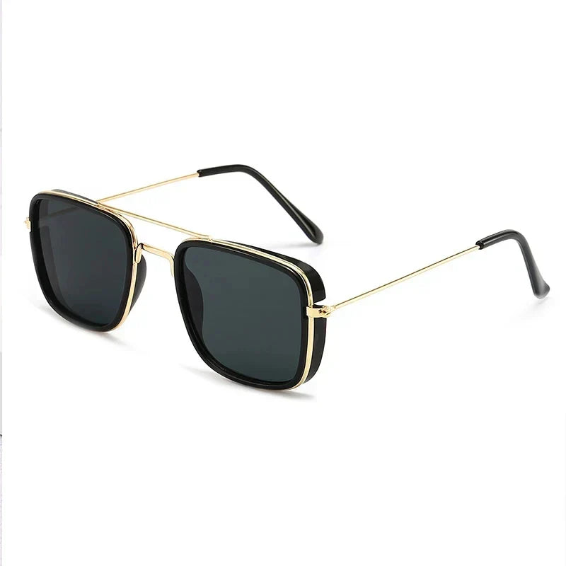 Ricco Milano Zeitlose quadratische Sonnenbrille