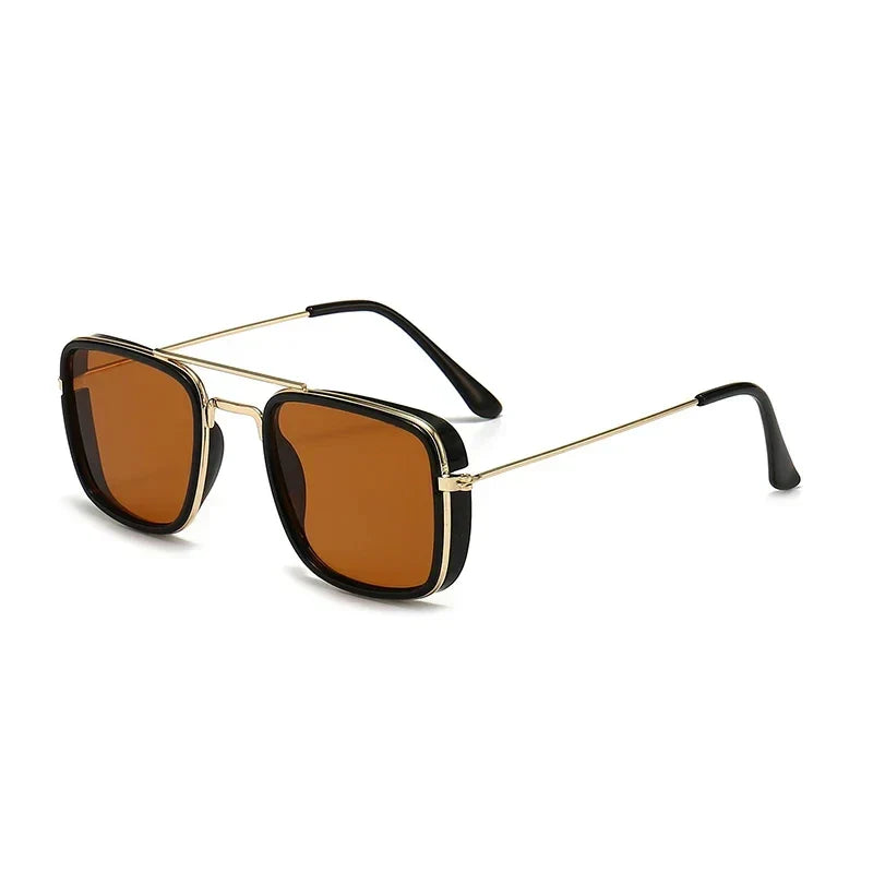 Ricco Milano Zeitlose quadratische Sonnenbrille