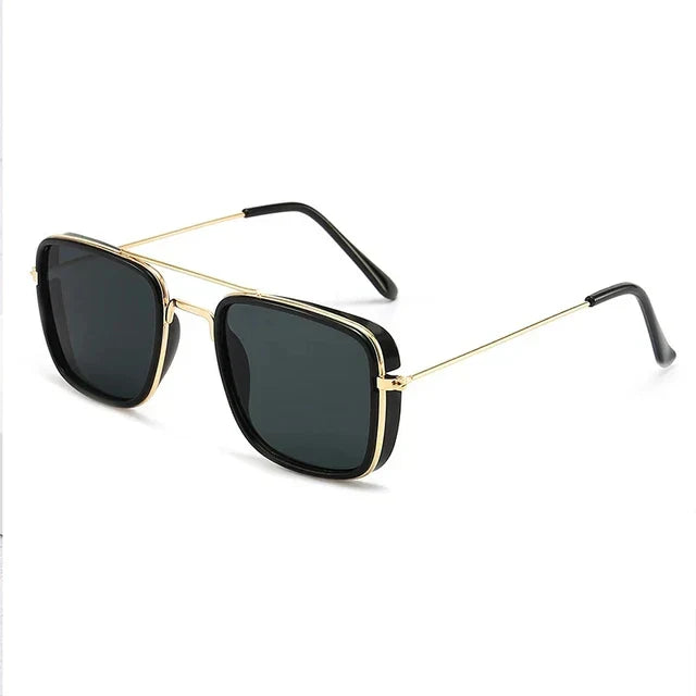 Ricco Milano Zeitlose quadratische Sonnenbrille