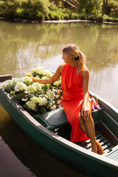 Stefka - Luftiges ärmelloses Midikleid