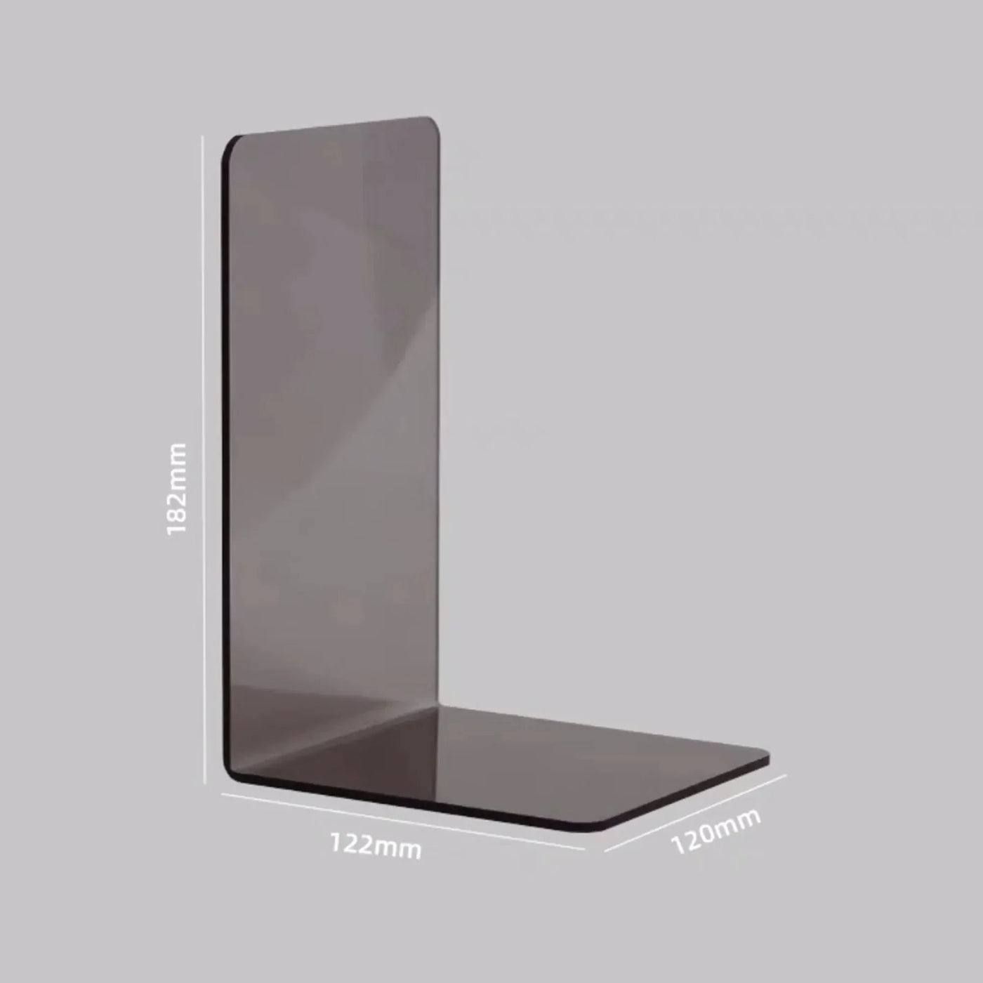 Robuste klare Acrylbuchstützen für die Organisation von Zuhause und Büro