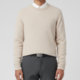 Rundhals-Pullover Für Herren - Francesco in Beige