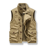 Jackson Fleece Weste in Militär-Sand