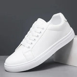 Gabriel | Herren Leder Sneaker Elegant Modern Komfort in Weiß