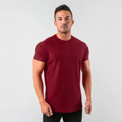 Herren Atmungsaktiv Sportlich T-Shirt | Kurzarm