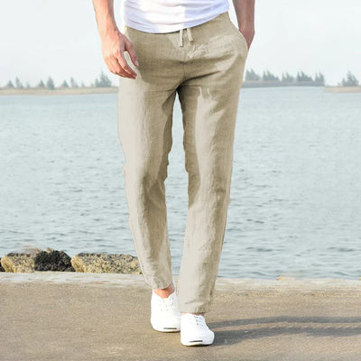 Anderson – Leichte Leinenhose aus Baumwolle