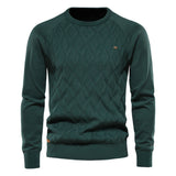 Herren-Strickpullover in Grün