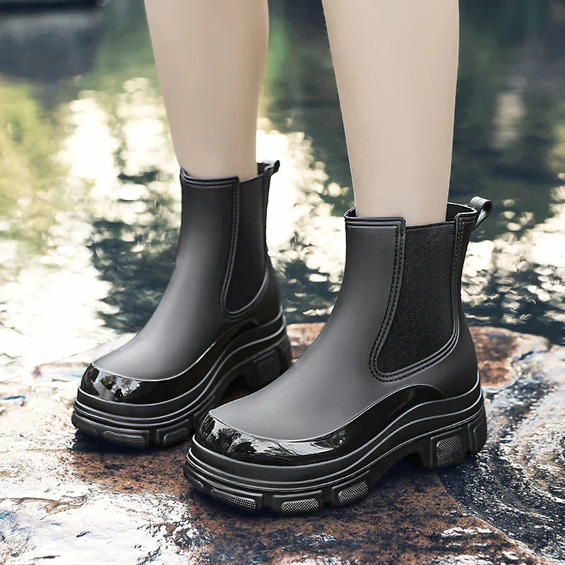 Damen Wasserdichte Gummistiefel | Kurzrohr