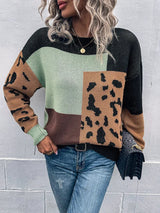 Lirayae - Plüschstrick-Pullover in Schwarz