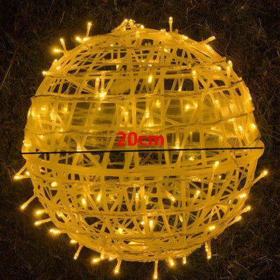 GoldenHaze Lights – LED-Kugel-Lichterkette für Außen- und Innendekoration