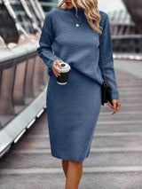 Teli | 2-Teiliges Set aus Pullover und Rock in Blau