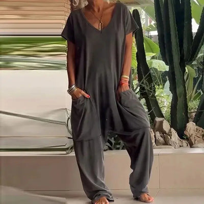 Anastasia - Lässiger Overall mit Gürtel