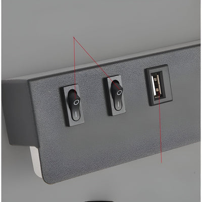 NordicBright Light - Nordic LED Wandleuchte mit Schalter