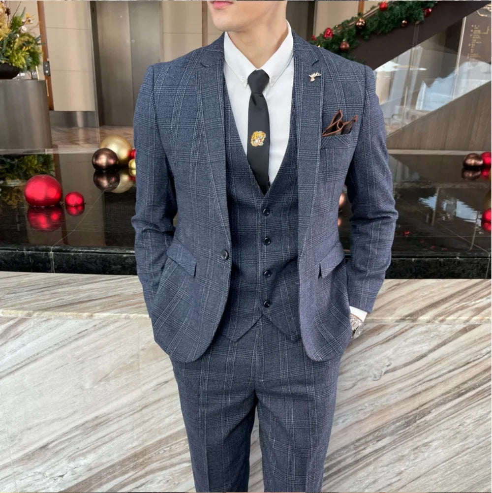 Herren Elegante Hochzeitsgast Anzug | Dreiteiliges