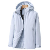 Elfriede | Damen Wasserdichte Winterjacke mit Fleece-Futter in Blau