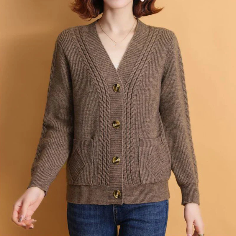 Xanthe® | Strickjacke mit V-Ausschnitt