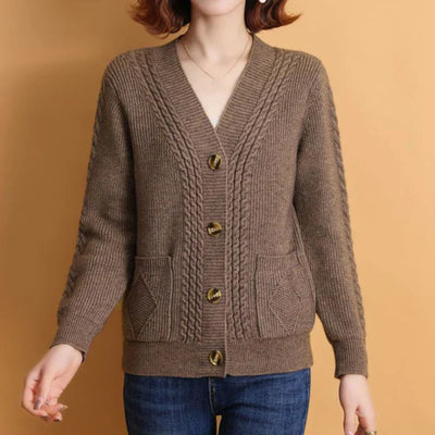 Xanthe® | Strickjacke mit V-Ausschnitt