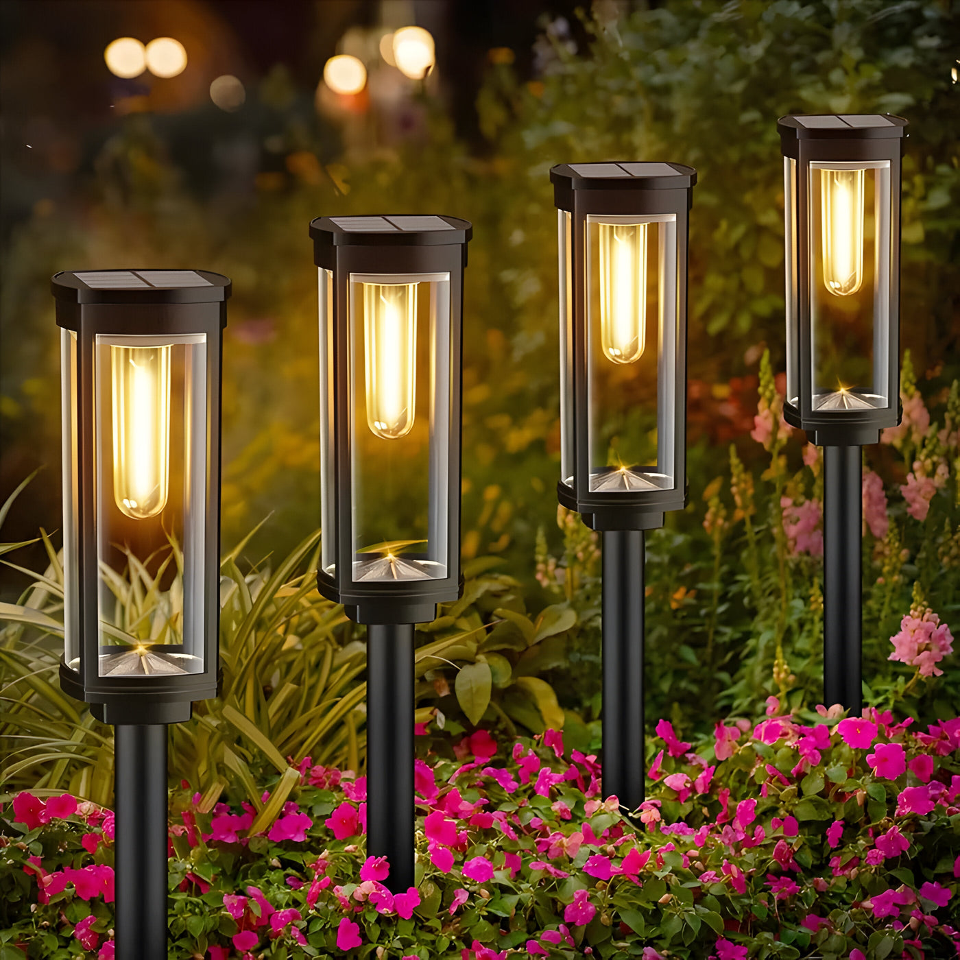 BrightBound Light – Solarbetriebene LED-Gartenleuchten für Außenbereiche