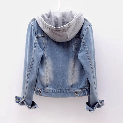 Pia - Damen Jeansjacke Blau