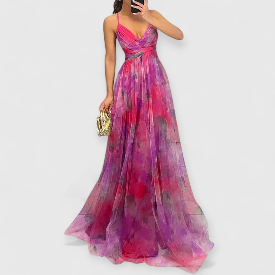 Giselle | Maxi Kleid Premium Blumenmuster