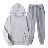 Erik | Sportiver Herren-Track­suit in Hellgrau