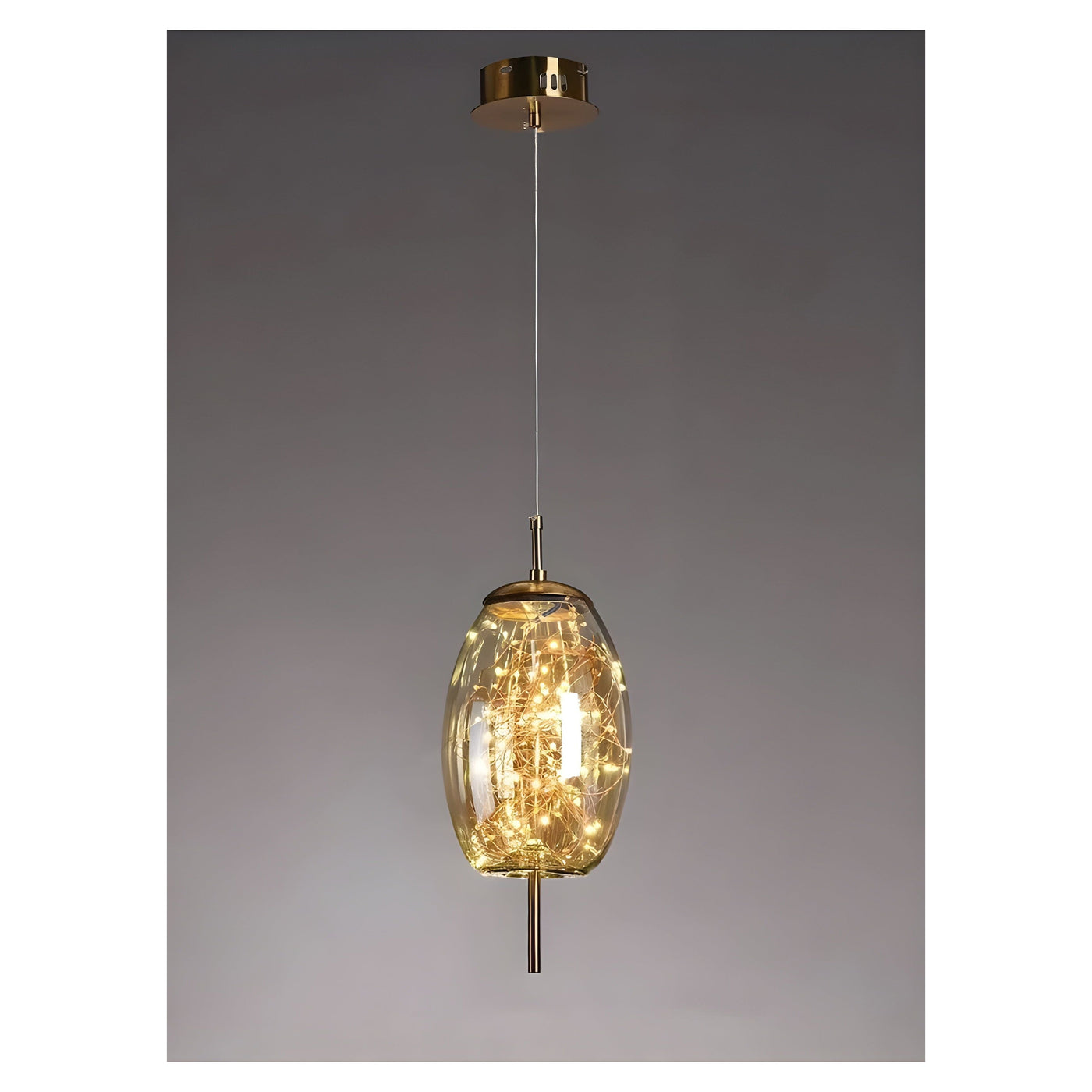 CrystalBeam Light - Moderne LED-Pendelleuchte Sterne