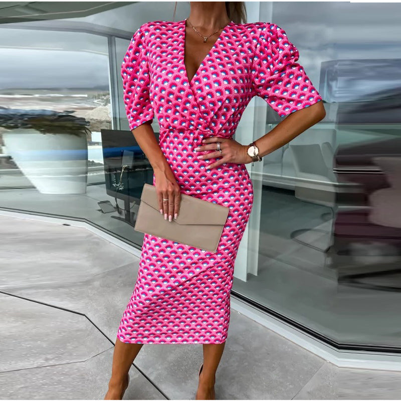 Connie – Elegantes Minikleid mit Grafikprint