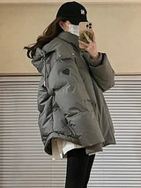 Gepo | Gepolsterte Winterjacke in Grau