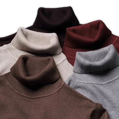 Luigi - Herren Rollkragenpullover für kühlen Komfort