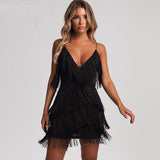 Hannie | Club Party Prom Minikleid in Schwarz