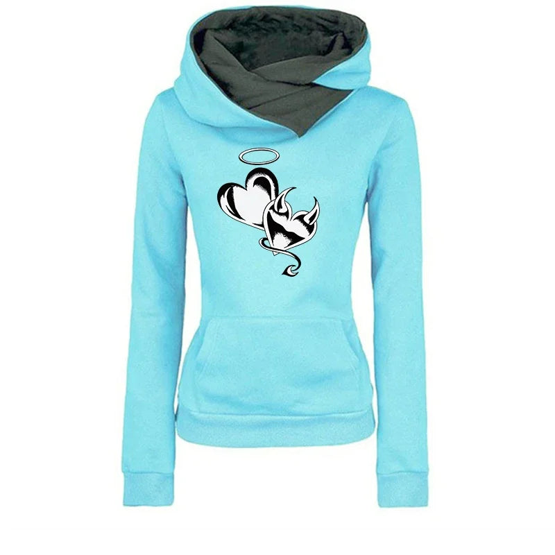 Chloe™ – Mutiger Druck Freizeit Hoodie