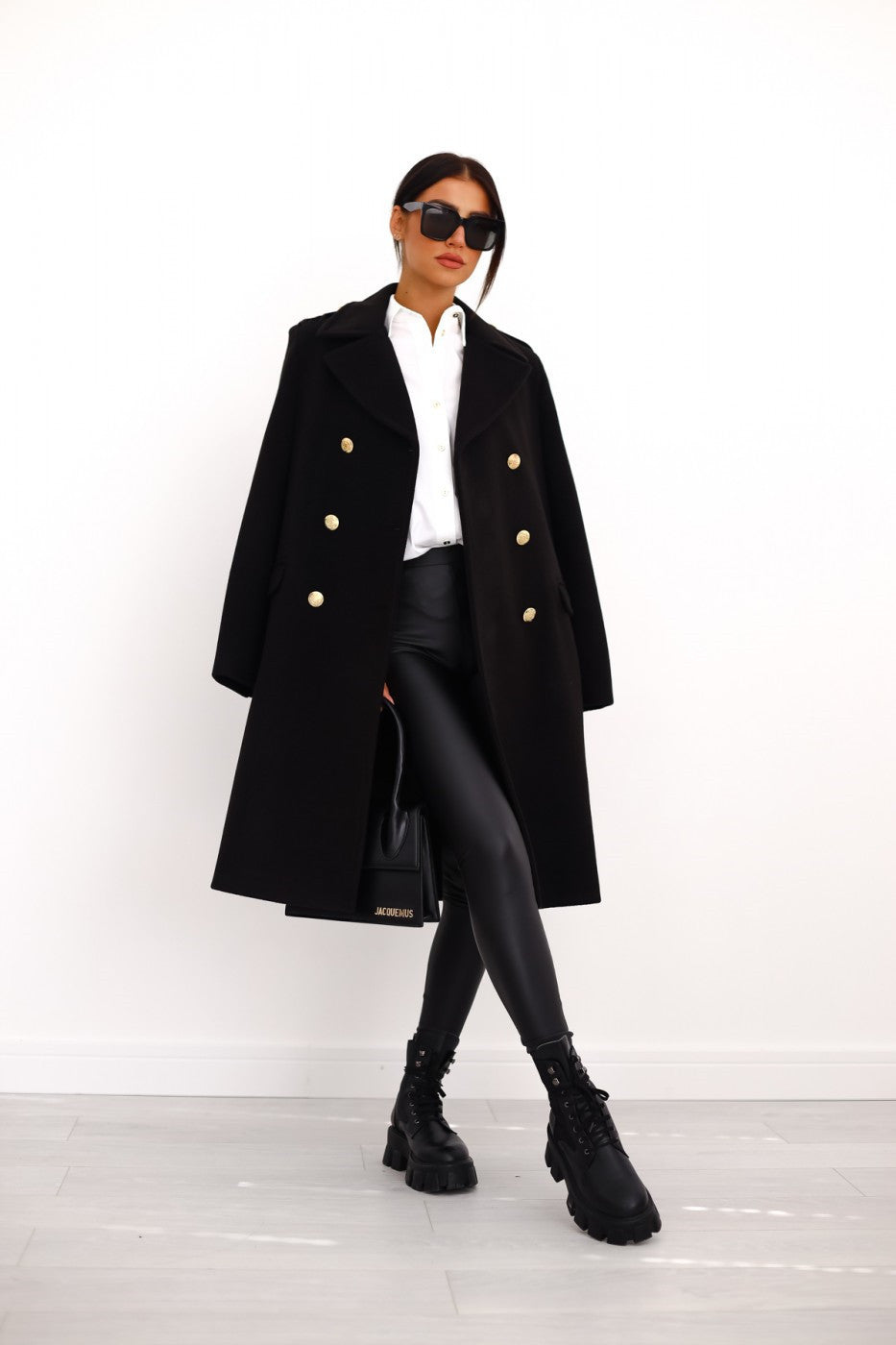 Trenchcoat Damen Elegant | Winter Lang Doppelreihig