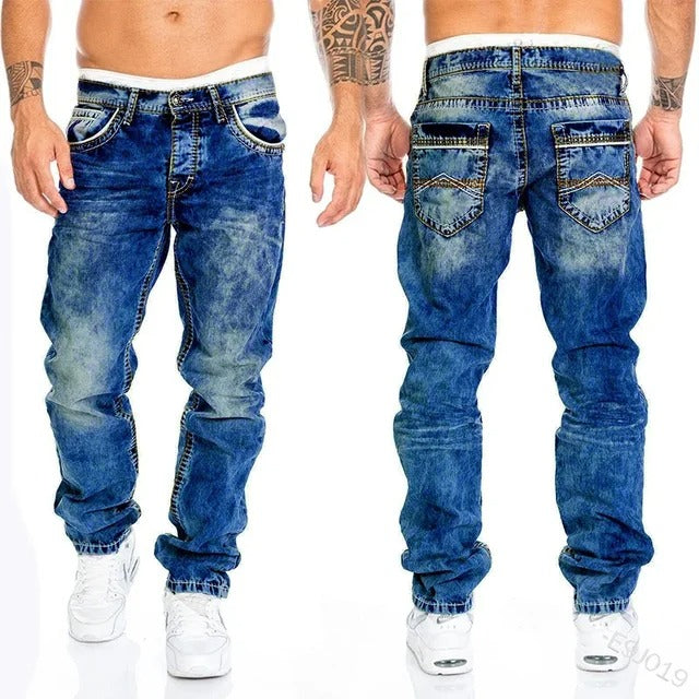 Brian - Bequeme Herren Hip-Hop-Jeans im Straight Fit