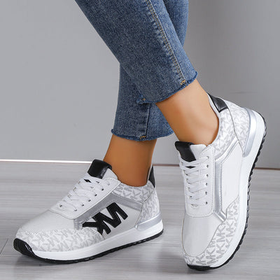 JANINA - SPORTSCHUHE MIT METALLISCHEN DETAILS