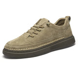 Vegane Leder-Sneakers - Omar in Khaki