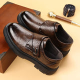 Herren-Schuh Westbury™ aus hochwertigem Leder mit weicher Sohle / Elegante Raffinesse für die Arbeit und besondere Anlässe. in Braun