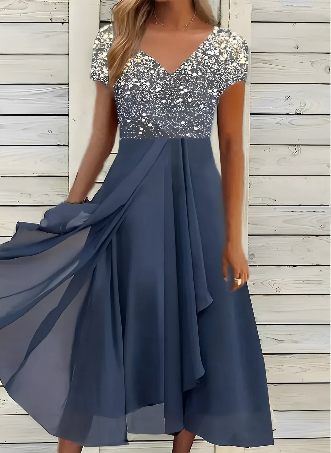 Carissa - Chiffonblusenkleid für Frauen