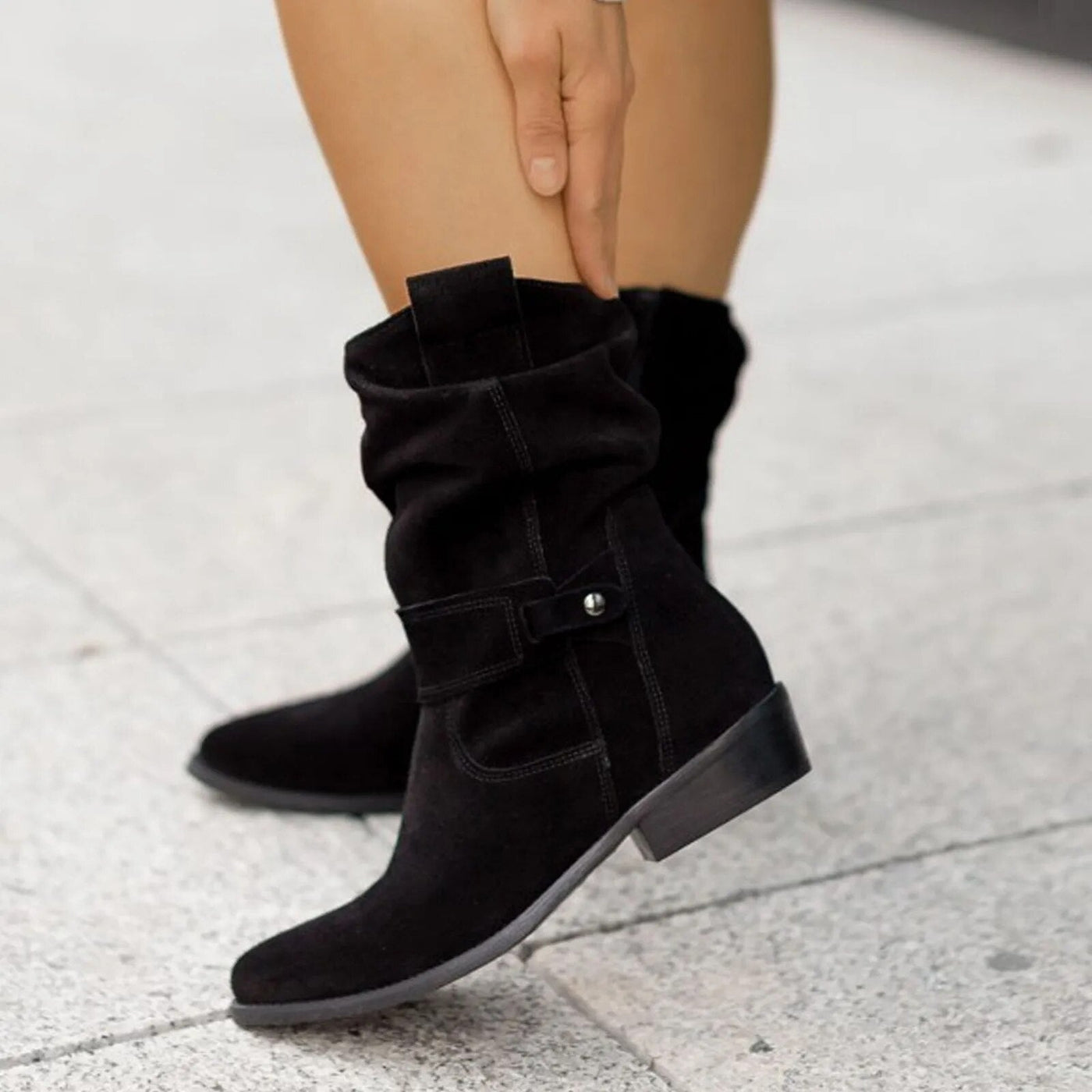 Lendina - Wildleder Stiefel Damen