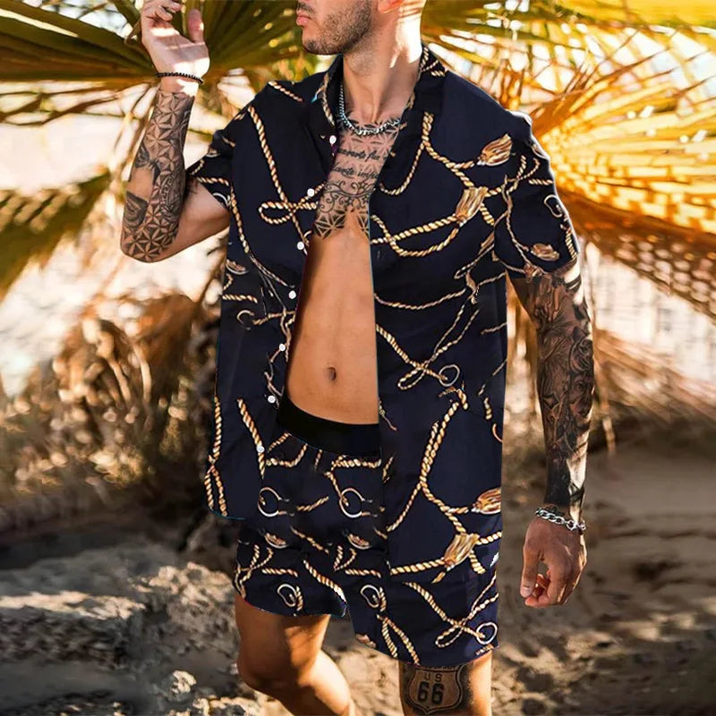 Kamil - Sommerliches Strandhemden-Set für Herren