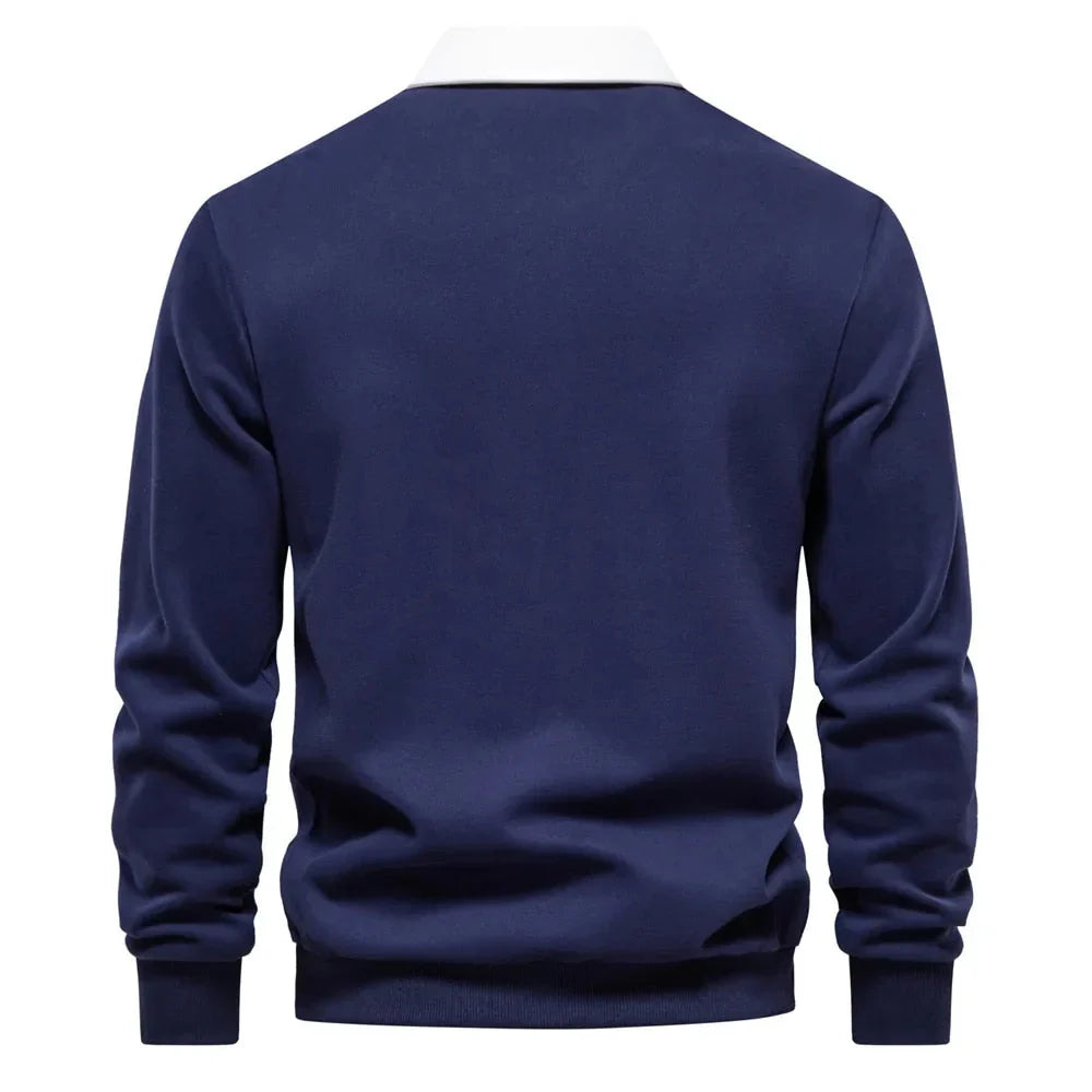 Austin Polo-Kragen Sweatshirt